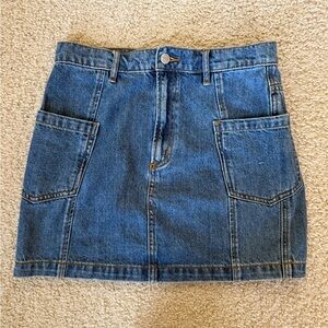 Urban Outfitters Blue Denim Mini Skirt